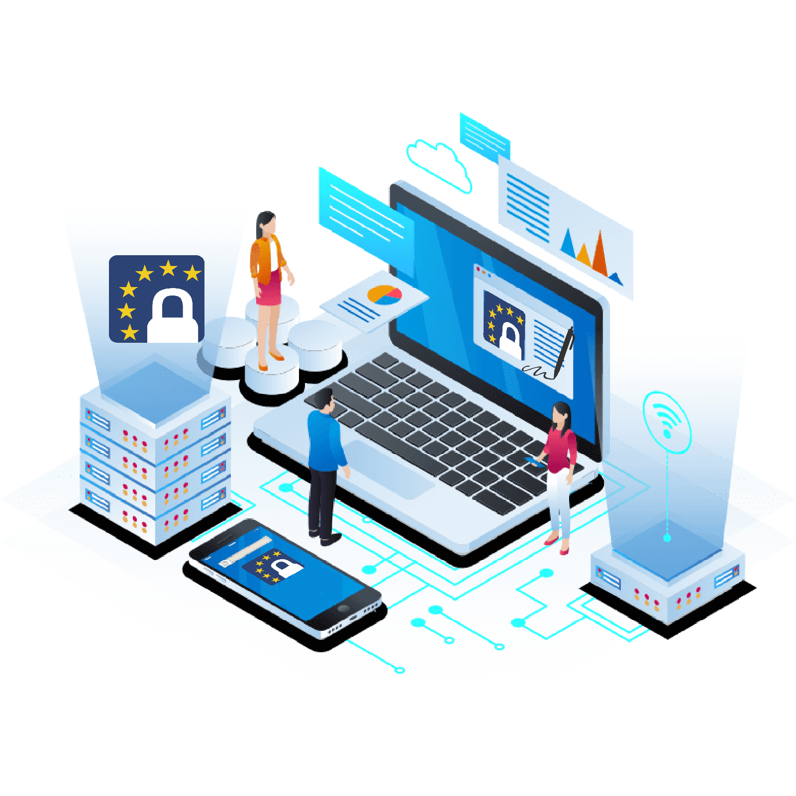 welcome page graphic